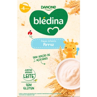 Blédina Papinhas de Arroz + 4 Meses sem Glúten e sem Açúcar não Láctea embalagem 200 g