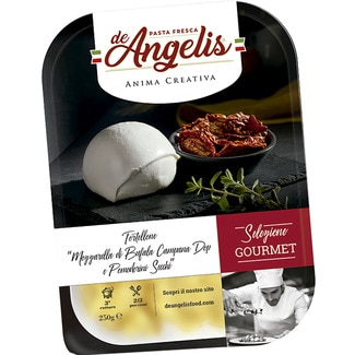 DE ANGELIS tortellini relleno con mozzarella de bufala y tomate seco unidad 250 g