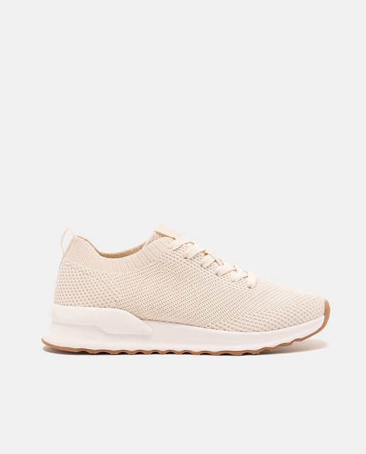 Ecoalf - Zapatillas deportivas de mujer de punto con logo lateral.