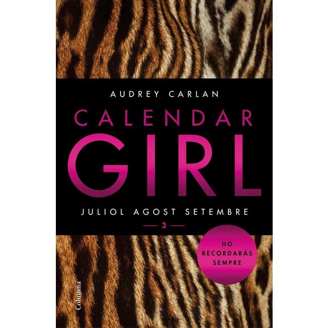 Calendar Girl 3 (Català): Juliol Agost Setembre (Tapa blanda con solapas)