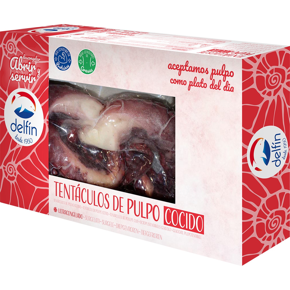 tentáculos de pulpo cocido