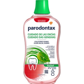 PARODONTAX Herbal Mundwasser für den täglichen Gebrauch, ohne Alkohol Flacon 500 ml