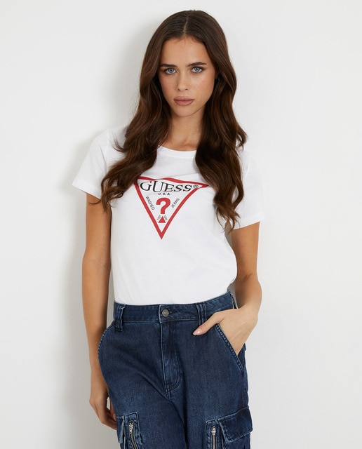 Guess - Camiseta básica mujer.