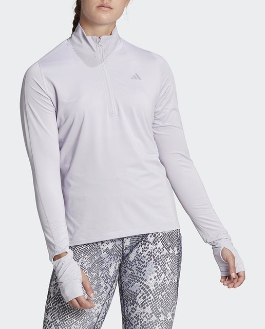 Camiseta de mujer Fast Running Half-Zip adidas