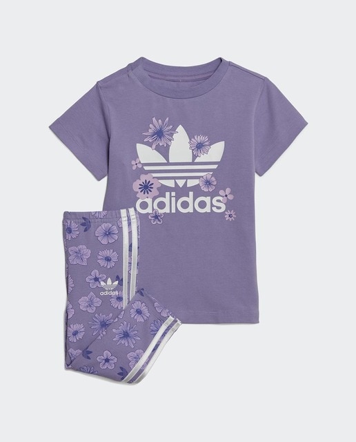 Conjunto de Bebés Floral Dress adidas Originals