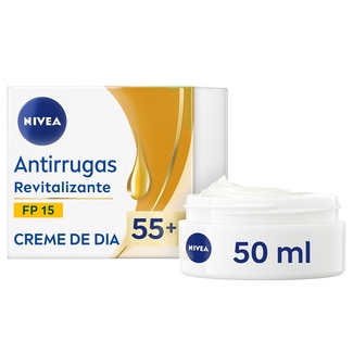 Nivea Creme Anti Rugas de Dia 55+ FP15 embalagem 50 ml