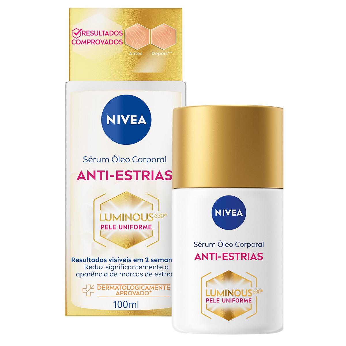 Oleo Anti Estrias Luminous 630 embalagem | 100 ml