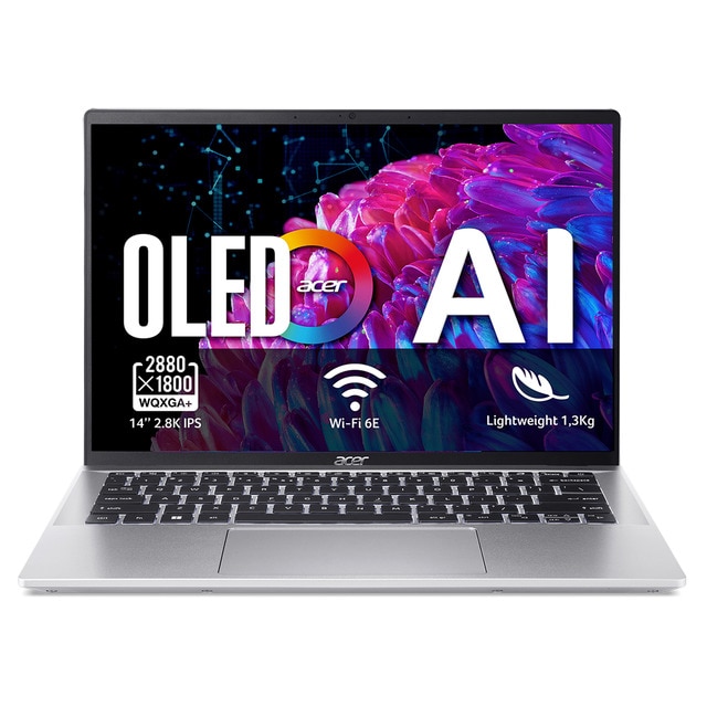Portátil Acer Swift Go 14, Intel Core Ultra 7, 32GB, 1TB SSD, 14