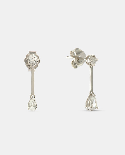 Pendientes de oro y diamantes