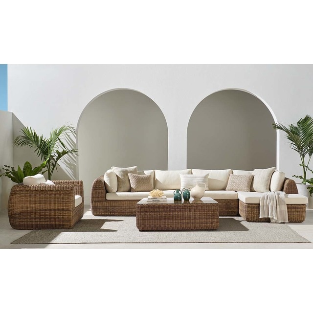 Colección de jardín modular en natural Ibiza El Corte Inglés