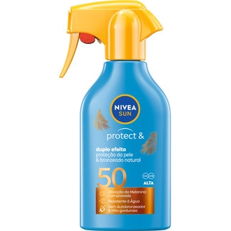 Nivea Sun Spray Familiar Protect & Bronze FP50 embalagem 270 ml