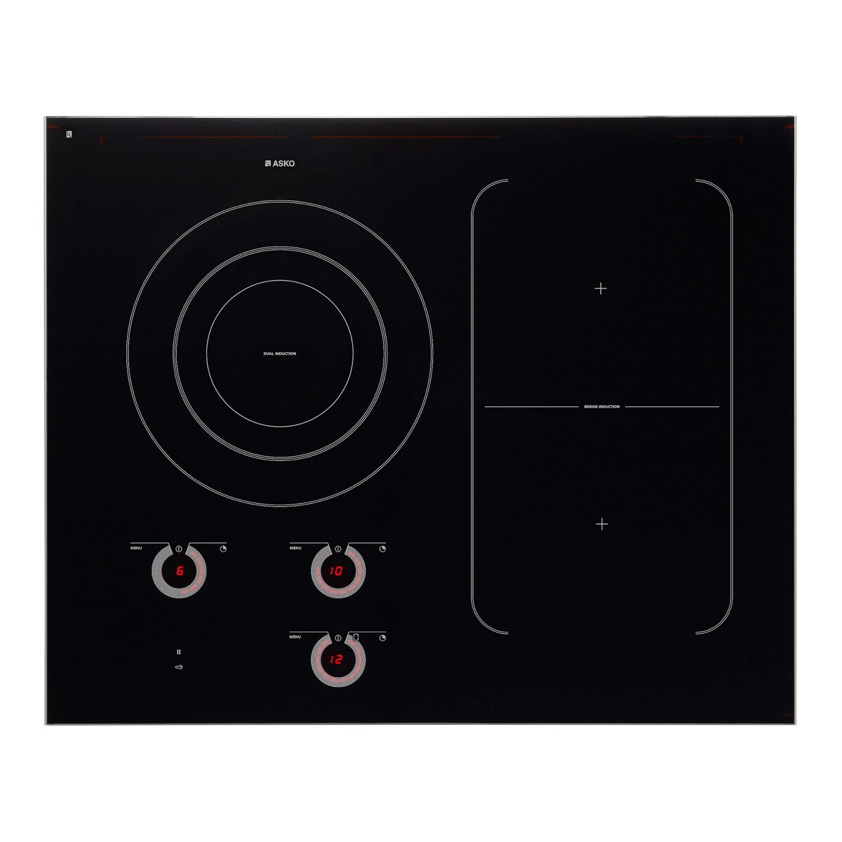 Asko – Placa de inducción Asko con 3 zonas de cocción – HI1694G.