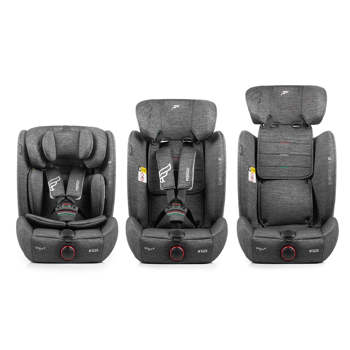 Cadeira Auto FORZA I-Size - 76x150 cm Cinzento-15
