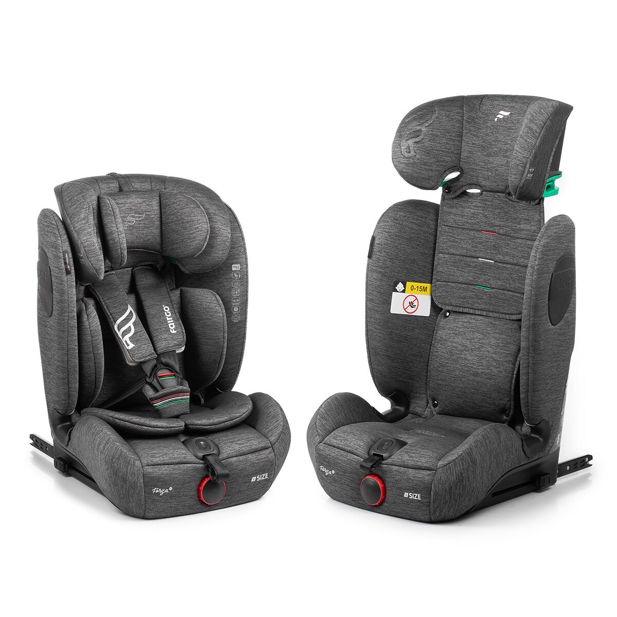 Cadeira Auto FORZA I-Size - 76x150 cm Cinzento-13