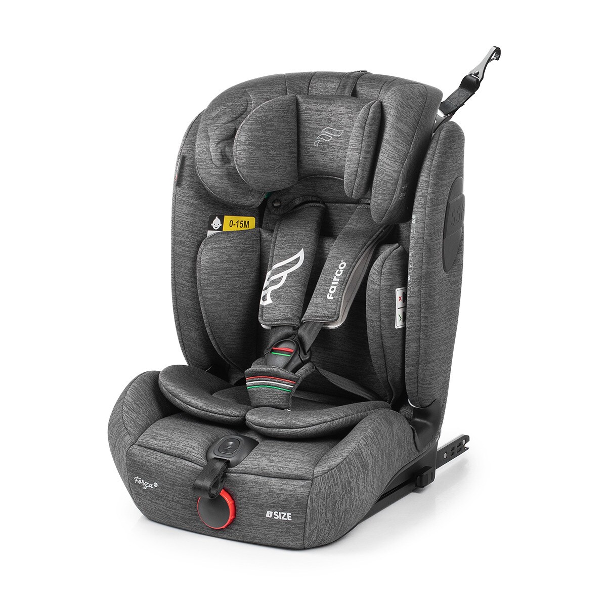 Cadeira Auto FORZA I-Size - 76x150 cm Cinzento-2