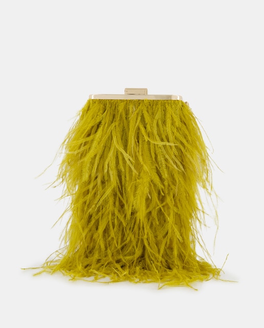 Bolso de fiesta de plumas