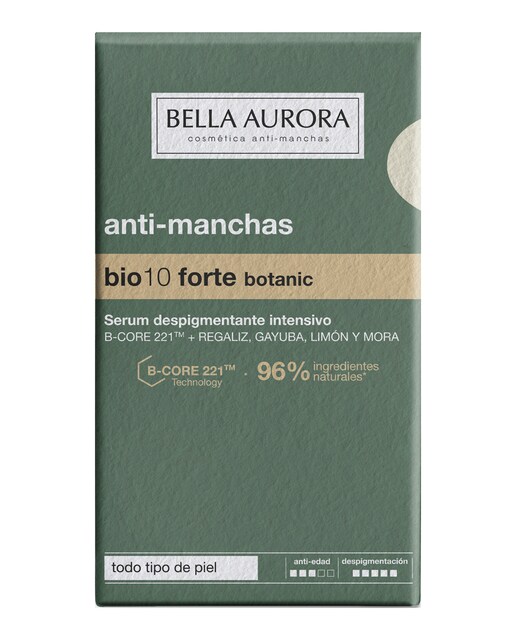 Bella Aurora – Tratamiento intensivo anti-manchas Bio10 Forte Botanic 30 ml Bella Aurora.