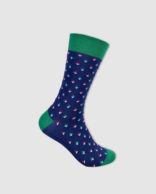 Calcetín de hombre media caña