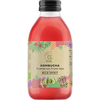 CLUB DEL GOURMET kombucha de té verde y frutos rojos envase 250 ml