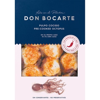 DON BOCARTE Galician-style octopus with La Vera paprika tub 180 g