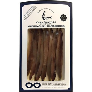 CASA SANTOÑA artisan Cantabrian anchovies Series 00 8 loins case 85 g