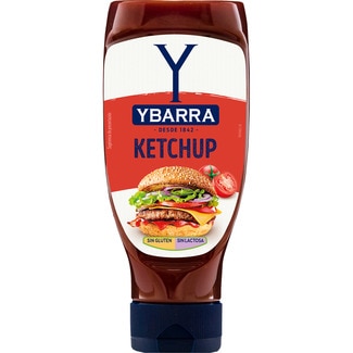 YBARRA ketchup sin gluten y sin lactosa bote 560 g