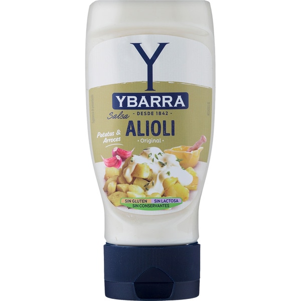 salsa alioli sin gluten envase 300 ml
