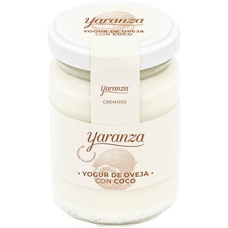 YARANZA creamy sheep's yogurt with coconut gluten-free jar 140 g