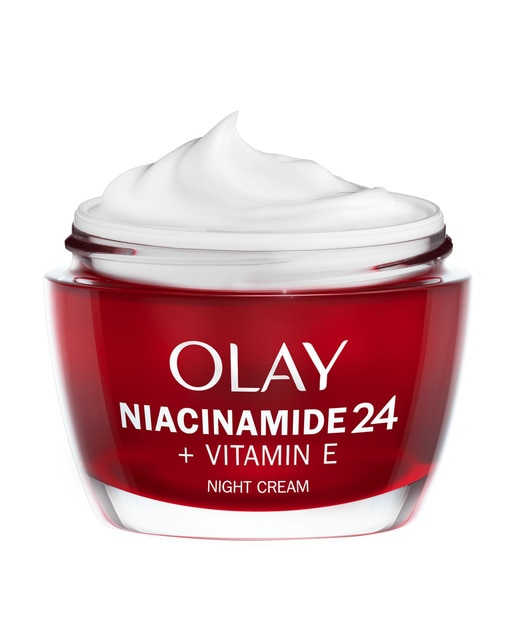 Crema Hidratante de Noche Revitalizadora Sin Perfume Olay Niacinamida 24 + Vitamina E 50 ml Olay