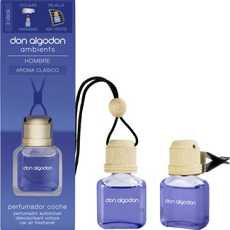 DON ALGODON Auto-Lufterfrischer Ambients Hombre klassisches Aroma Behälter 1 Einheit