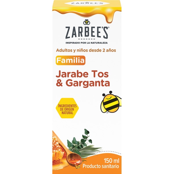 Husten & Hals Sirup Linderung von trockenem oder produktivem Husten, Beruhigung des Halses Flacon 150 ml mit reinem Honig natürlichen Ursprungs, Glycerin und Efeublätterextrakt