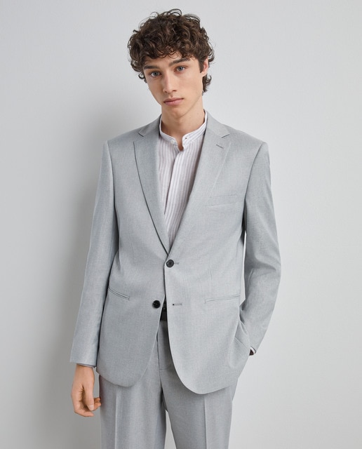 Chaqueta de traje  para hombre cuadrillé slim fit