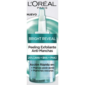 L'OREAL Paris Bright Reveal anti-blemish facial exfoliant with AHA + BHA + PHA tube 25 ml