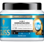 feuchtigkeitsspendende Haarkur Feuchtigkeit 4 in 1 mit Hyaluronskomplex Schale 400 ml für normales oder trockenes Haar