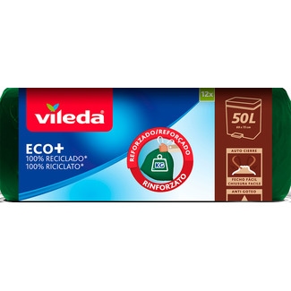 Vileda Saco Lixo Eco + 50L embalagem 12 unidades