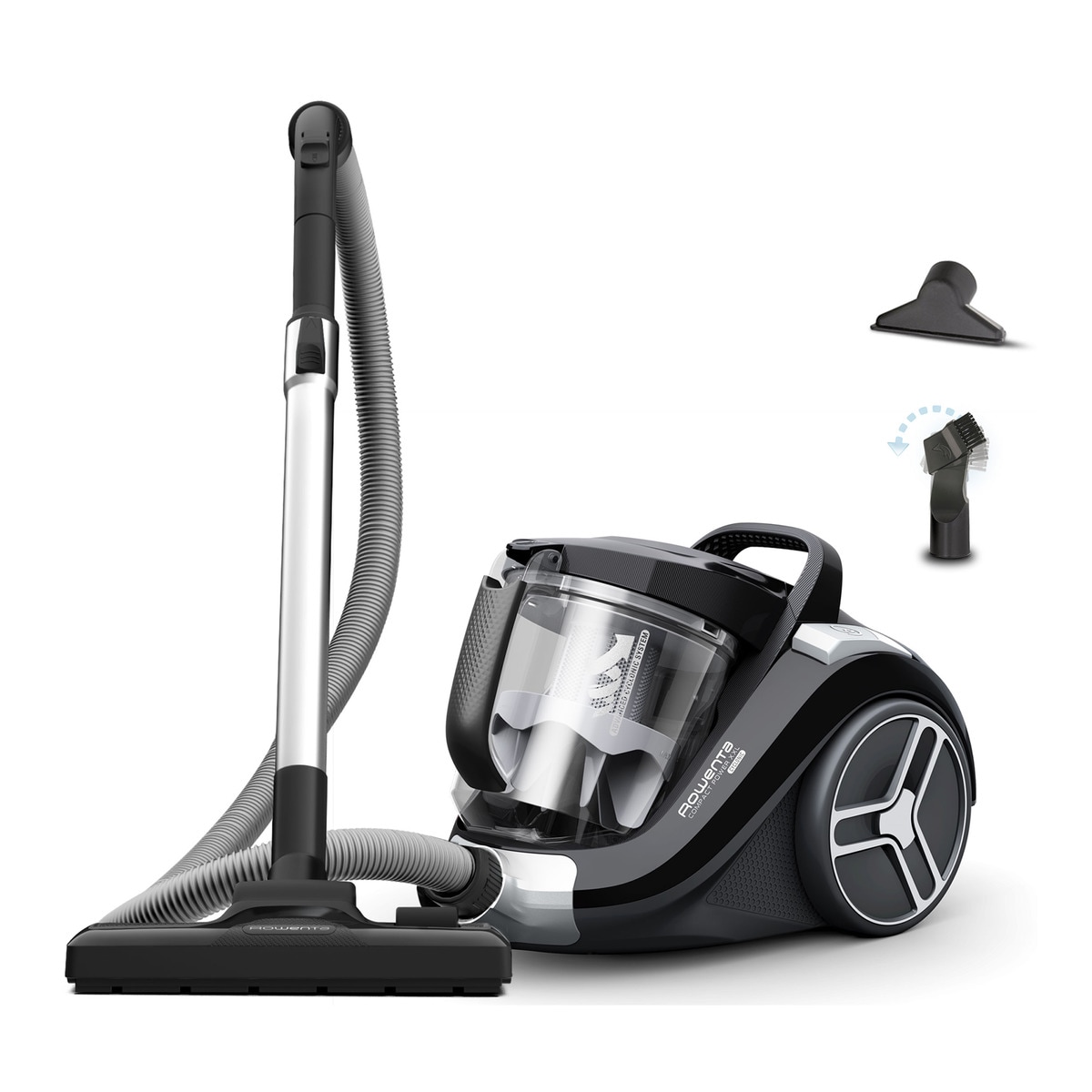 Rowenta – Aspirador Rowenta Compact Power XXL con Tecnología ciclónica.