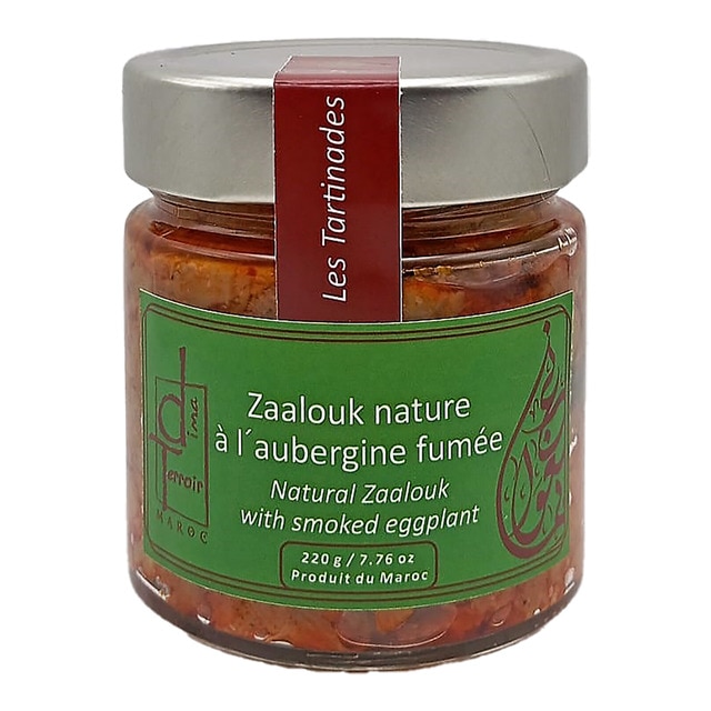 Zaalouk natural con berenjena ahumada Dima Terroir Maroc