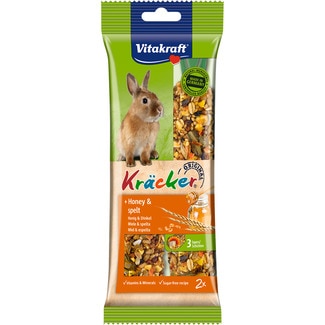 VITAKRAFT Kräcker honey bars for dwarf rabbits container 2 units