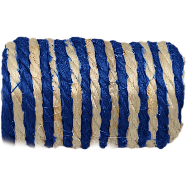 juguete para gatos cilindro azul sisal 4,5 cm 1 unidad