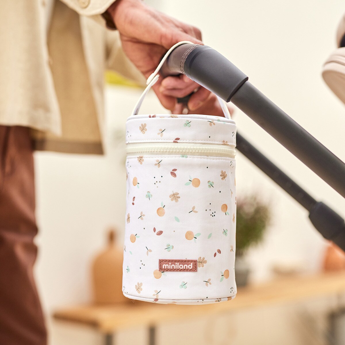 Capa de Garrafa Térmica Sólidos Thermibag - 700 ml Creme-3