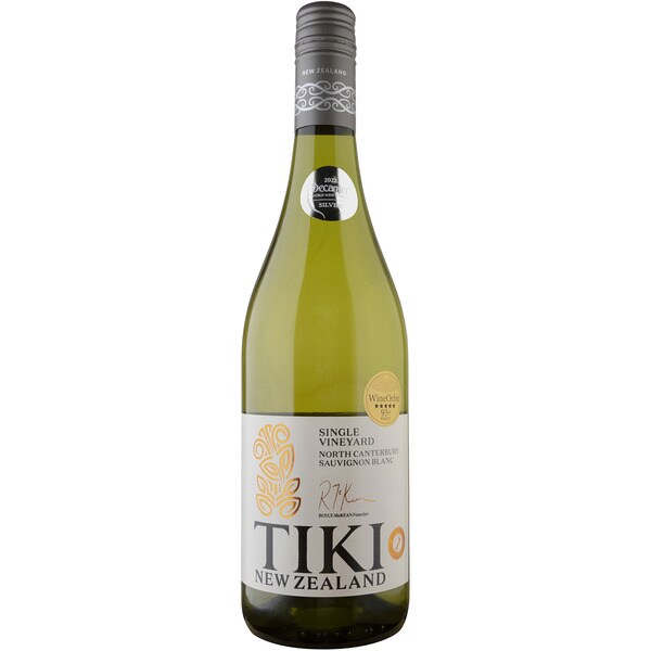 Vino blanco sauvignon blanc Marlborough Nueva Zelanda botella 75 cl - Tiki