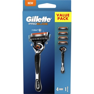 GILLETTE PROGLIDE Rasierer Blister 1 Einheit + 4 Nachfüllpackungen