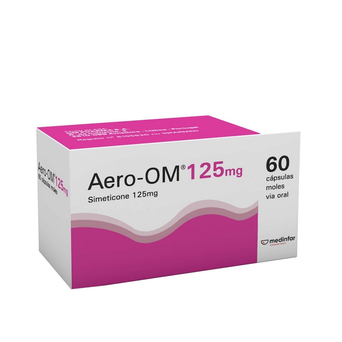 Imagem 0 de Aero-OM 125 mg - 60 Cápsulas moles