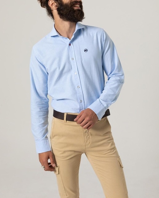 Camisa de hombre oxford slim