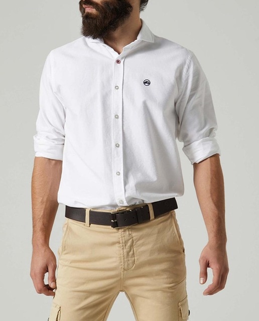 Camisa de hombre oxford slim