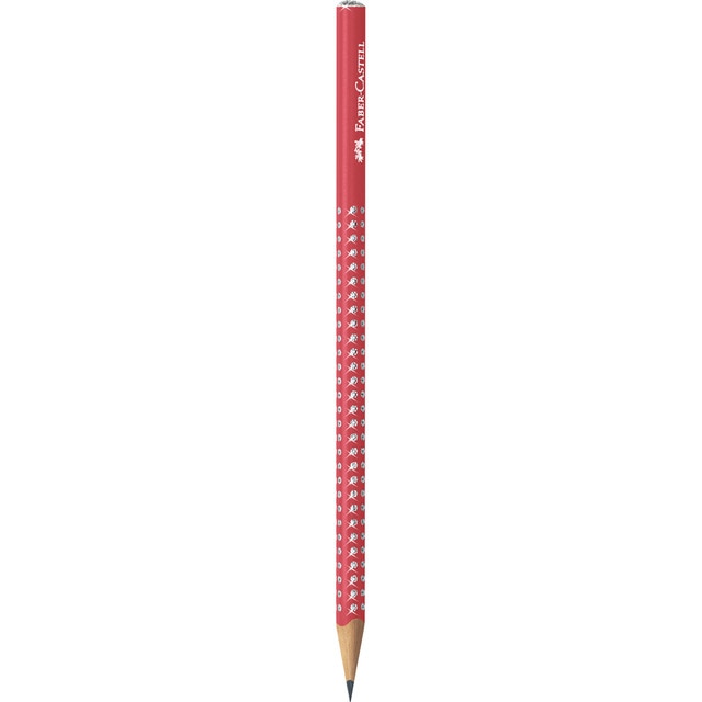 Lápiz de grafito sparkle Faber-Castell candy cane.