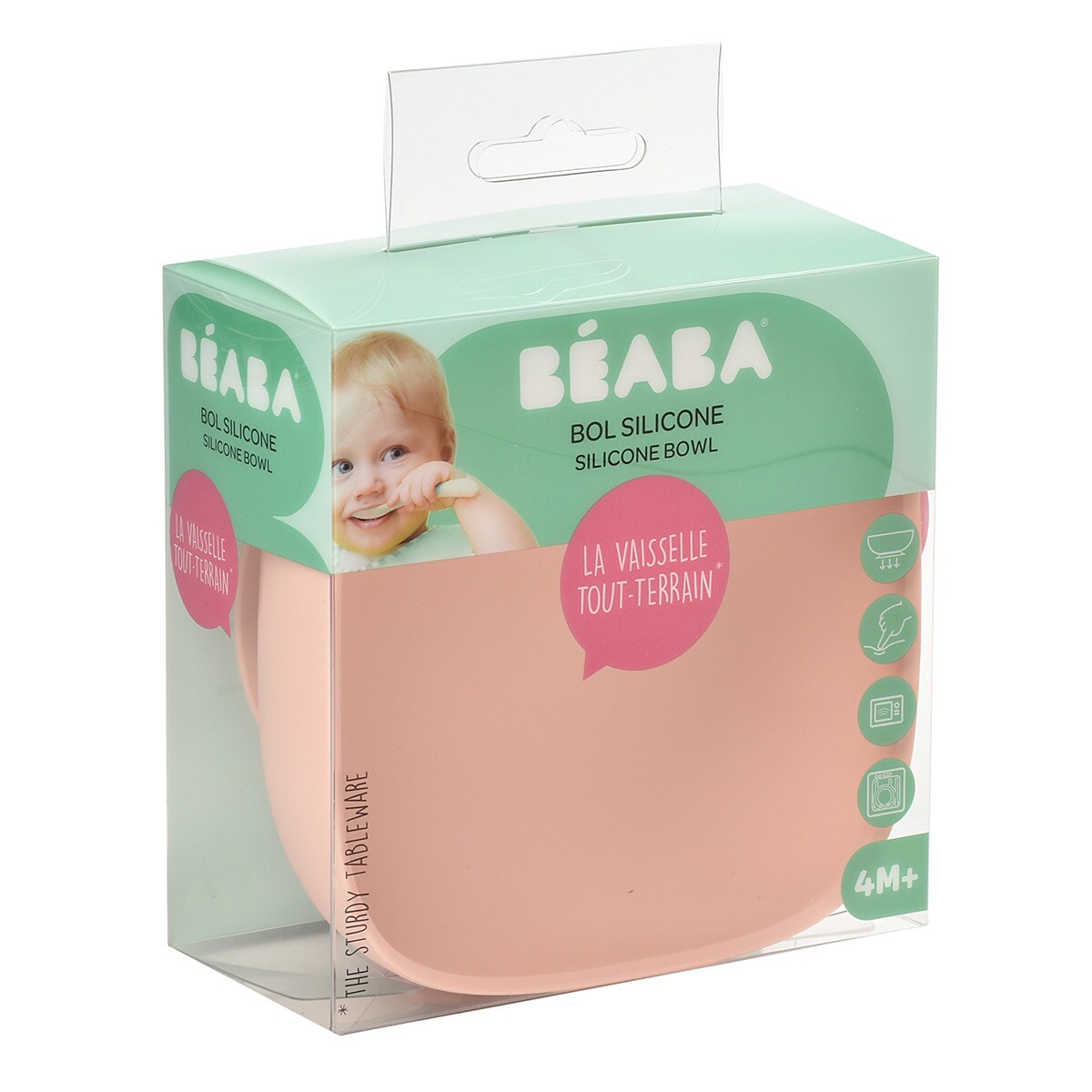 Tigela Silicone com Ventosa Rosa Flamingo-4
