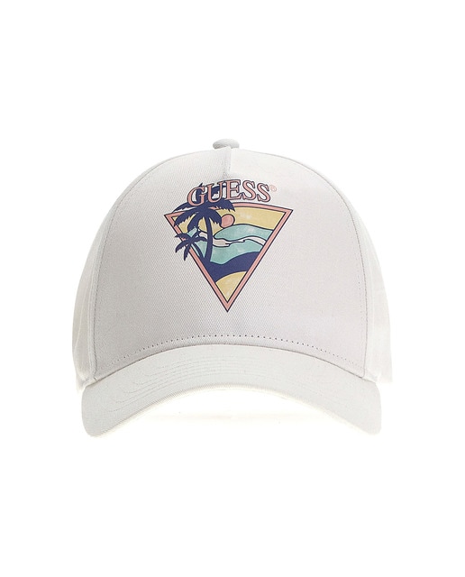 Gorra impresión logo de hombre