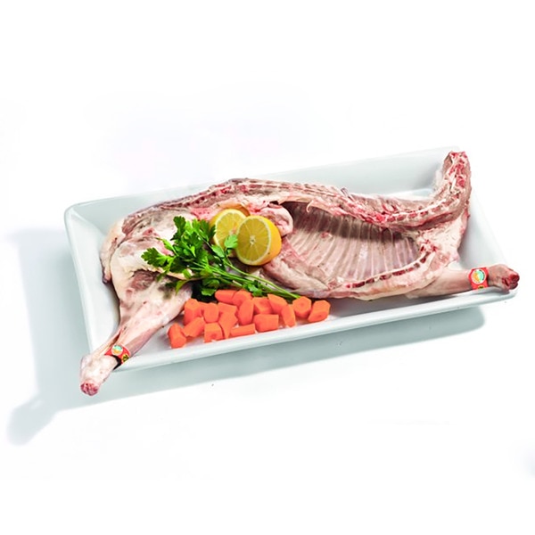 Milchlamm aus Kastilien-León g.g.A. halb oder ganz Kopf und/oder Eingeweide Ca.-Gewicht Stück 7 kg