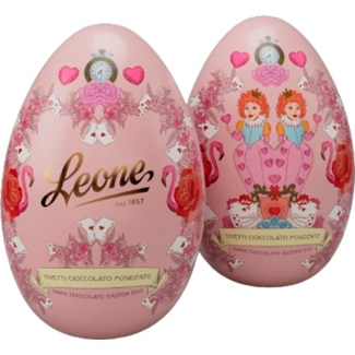 Leone Lata Ovo com Ovos de Chocolate lata 350 g